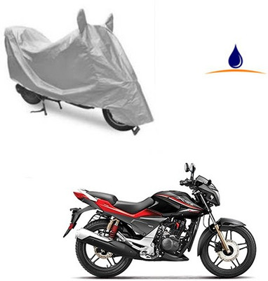 SRENTERPRISES Two Wheeler Cover for Hero(CBZ Extreme, Silver)