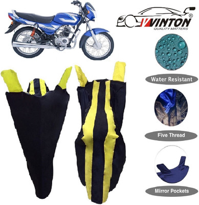 V VINTON Two Wheeler Cover for Bajaj(CT100, Multicolor)