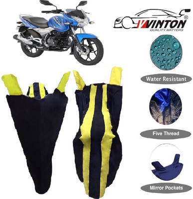V VINTON Two Wheeler Cover for Bajaj(Discover 125 DTS-i, Yellow)