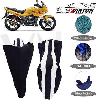 V VINTON Two Wheeler Cover for Hero(Karizma, White)