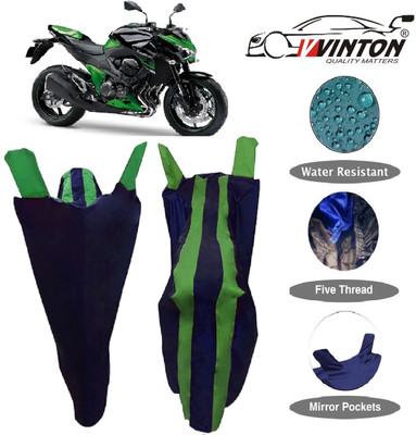 V VINTON Two Wheeler Cover for Kawasaki(Z800, Green, Blue)