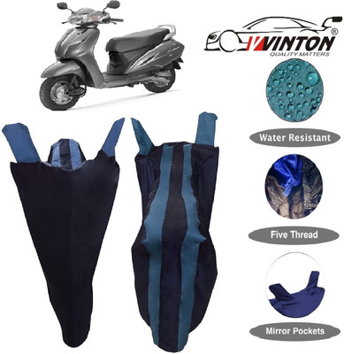 V VINTON Two Wheeler Cover for Honda(Activa 3G, Blue)