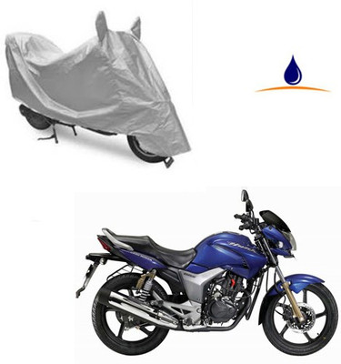 Pecko Two Wheeler Cover for Honda(CBZ TYPE 1, Silver)