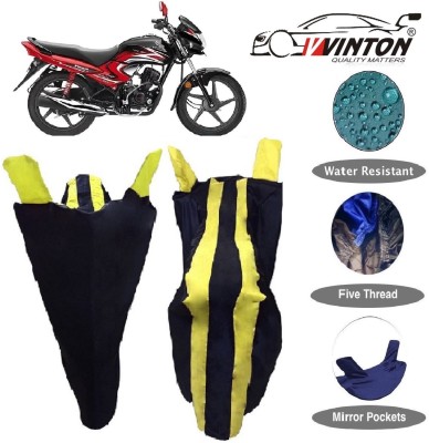 V VINTON Two Wheeler Cover for Honda(Dream Yuga, Yellow)