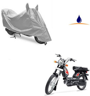 Pecko Two Wheeler Cover for TVS(Heavy Duty Super XL, Silver)