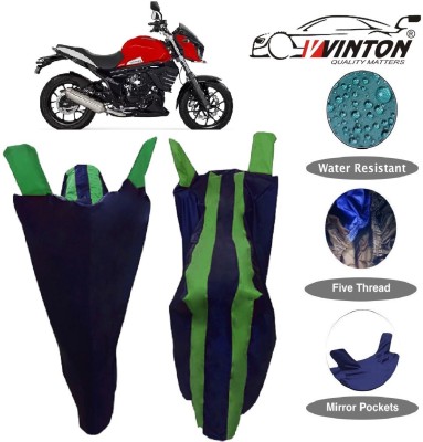 V VINTON Two Wheeler Cover for Mahindra(Mojo UT 300, Green)