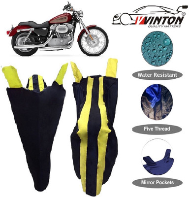 V VINTON Two Wheeler Cover for Harley Davidson(XL 883, Multicolor)