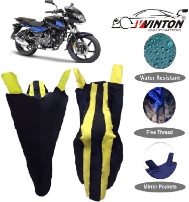 V VINTON Two Wheeler Cover for Bajaj(Pulsar 150 DTS-i, Yellow)