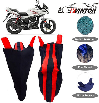 V VINTON Two Wheeler Cover for Hero(Ignitor, Red)