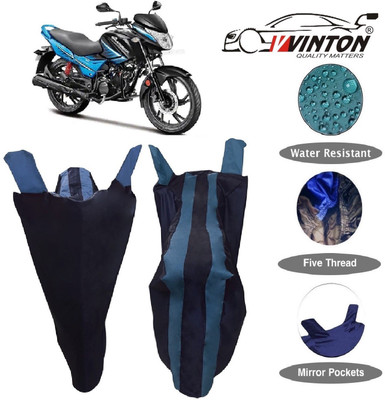 V VINTON Two Wheeler Cover for Hero(Glamour i3s, Blue)