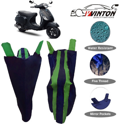 V VINTON Two Wheeler Cover for Piaggio(Vespa LX, Multicolor)
