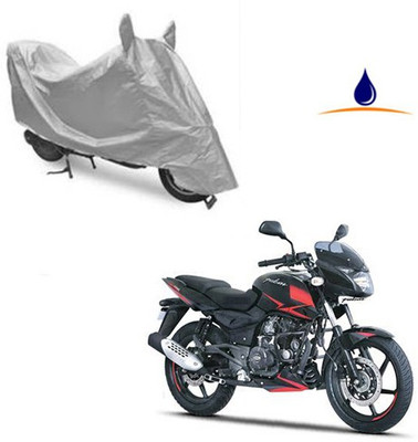 SRENTERPRISES Two Wheeler Cover for Bajaj(Pulsar 180 DTS-i, Silver)
