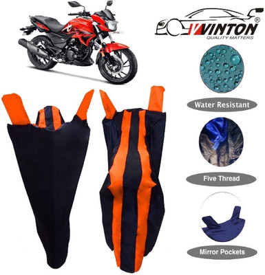 V VINTON Two Wheeler Cover for Hero(Xtreme 200R, Orange)