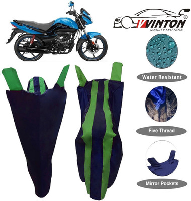 V VINTON Two Wheeler Cover for Hero(Splendor I Smart, Green)