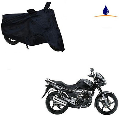 saanvi Waterproof Two Wheeler Cover for Suzuki(GS 150R, Black)