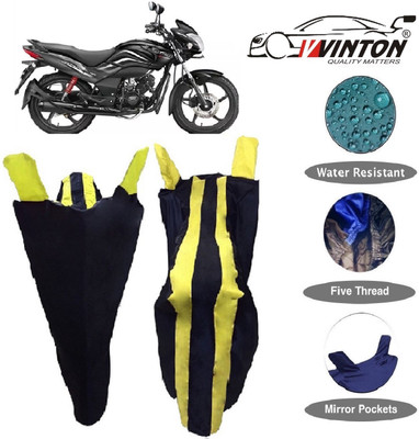 V VINTON Two Wheeler Cover for Hero(Passion, Yellow)
