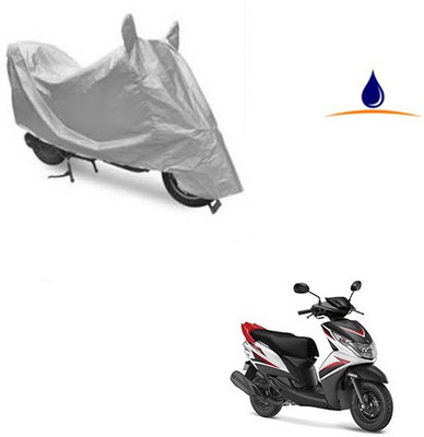 RPSENTTERPR Waterproof Two Wheeler Cover for Yamaha(Ray Z, Silver)