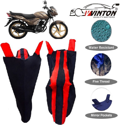 V VINTON Two Wheeler Cover for TVS(Star City, Red)