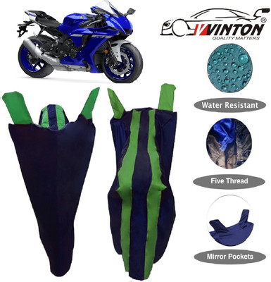 V VINTON Two Wheeler Cover for Yamaha(YZF R1, Blue, Green)
