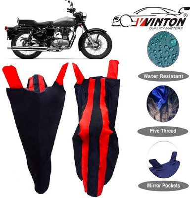 V VINTON Two Wheeler Cover for Royal Enfield(Bullet 350, Multicolor)