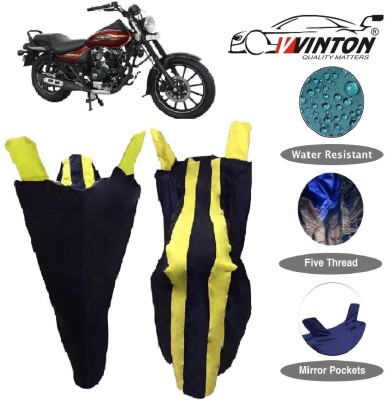 V VINTON Two Wheeler Cover for Bajaj(Avenger 150 Street, Yellow)