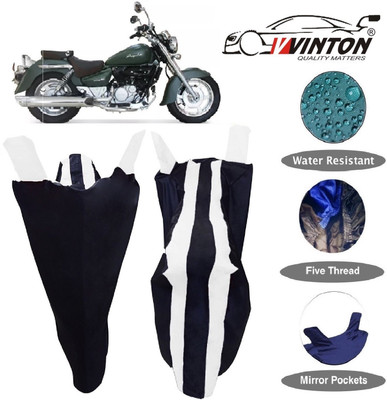 V VINTON Two Wheeler Cover for Hyosung(Aquila 250, White)
