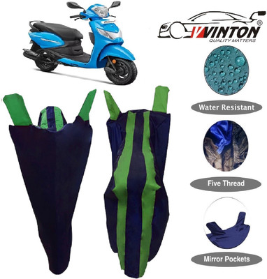 V VINTON Two Wheeler Cover for Hero(Pleasure, Green)