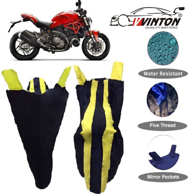 V VINTON Two Wheeler Cover for Ducati(Monster 82, Yellow)