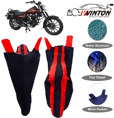 V VINTON Two Wheeler Cover for Bajaj(Avenger 150 Street, Red)