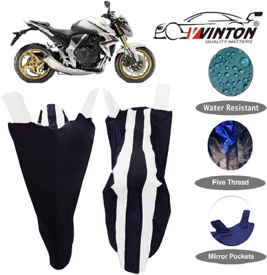V VINTON Two Wheeler Cover for Honda(CB 1000R, White)