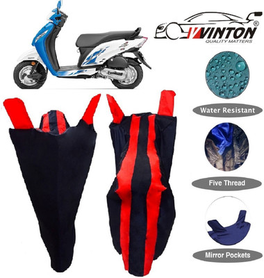 V VINTON Two Wheeler Cover for Honda(Activa i, Red)