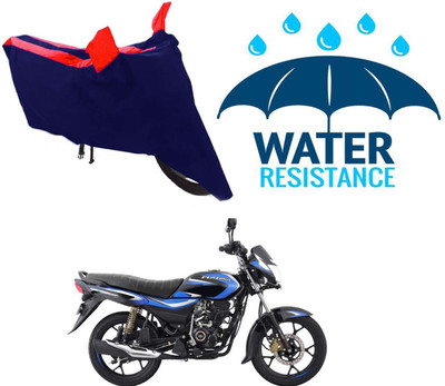 RONISH Waterproof Two Wheeler Cover for Bajaj(Platina 110 H-Gear, Blue, Red)