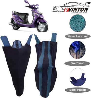 V VINTON Two Wheeler Cover for Mahindra(Rodeo RZ, Blue)