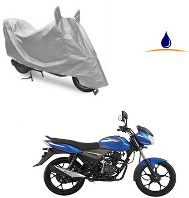 Pecko Two Wheeler Cover for Bajaj(Discover, Silver)