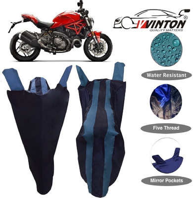V VINTON Two Wheeler Cover for Ducati(Monster 82, Blue)