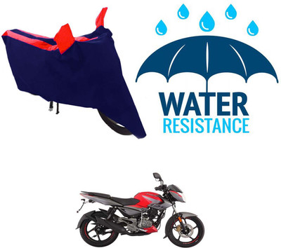Mdstar Waterproof Two Wheeler Cover for Bajaj(Pulsar 125, Blue, Red)