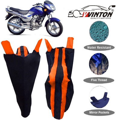 V VINTON Two Wheeler Cover for TVS(Victor GLX, Multicolor)