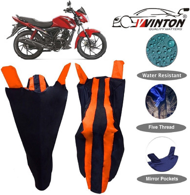 V VINTON Two Wheeler Cover for Suzuki(Sling Shot, Orange)