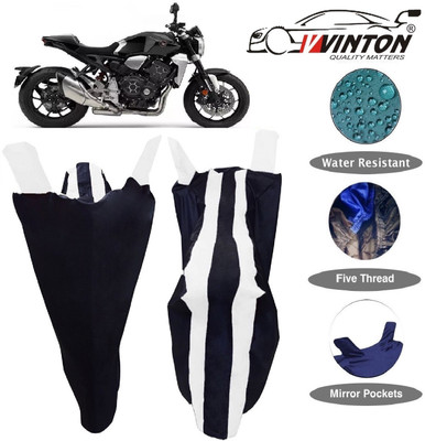 V VINTON Two Wheeler Cover for Honda(CB1000R Plus, White)