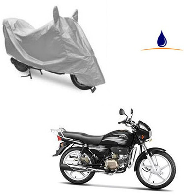Pecko Two Wheeler Cover for Hero(Splendor Plus, Silver)
