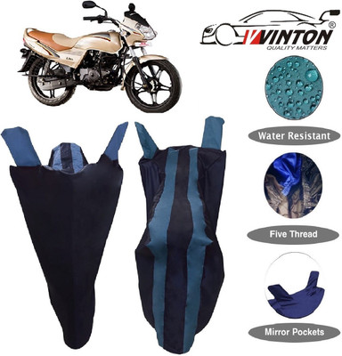 V VINTON Two Wheeler Cover for LML(Freedom, Blue)