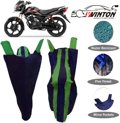 V VINTON Two Wheeler Cover for TVS(Victor New, Multicolor)
