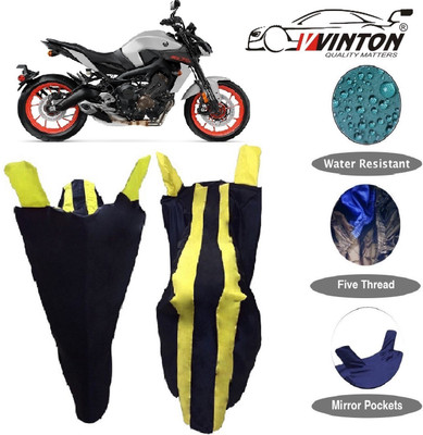 V VINTON Two Wheeler Cover for Yamaha(MT 9, Yellow)