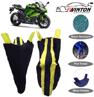 V VINTON Two Wheeler Cover for Kawasaki(Ninja 1000, Yellow)