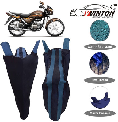 V VINTON Two Wheeler Cover for Hero(Splendor Pro, Blue)