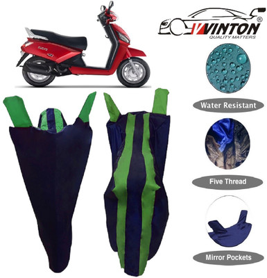 V VINTON Two Wheeler Cover for Mahindra(Gusto, Multicolor)