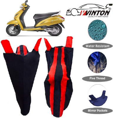 V VINTON Two Wheeler Cover for Honda(Activa 5G, Red)