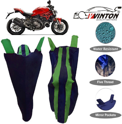 V VINTON Two Wheeler Cover for Ducati(Monster 821, Multicolor)