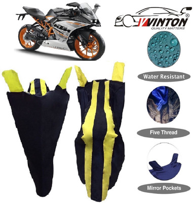V VINTON Two Wheeler Cover for KTM(RC 390, Yellow)