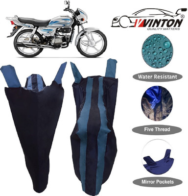 V VINTON Two Wheeler Cover for Hero(Splendor, Blue)